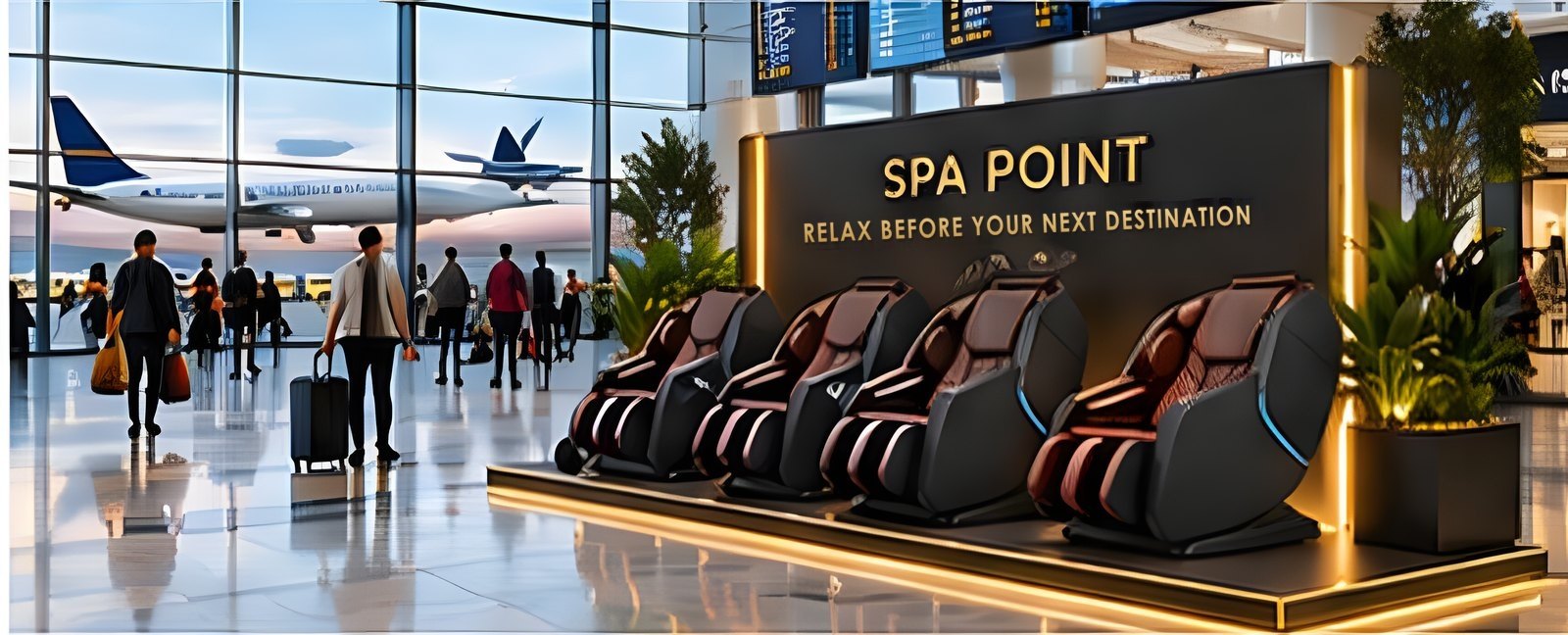 Airports and transport terminals